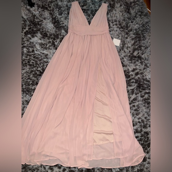 Lulus Dresses & Skirts - Lulu's Blush Floor Length Dress